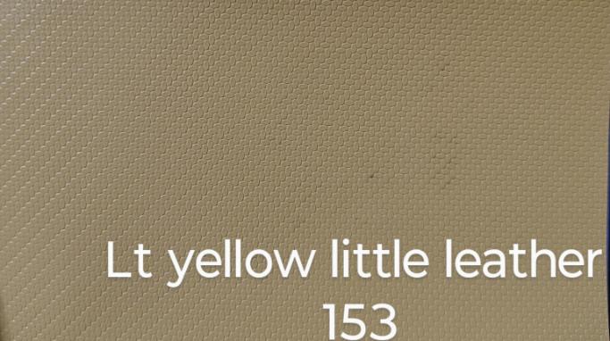 Lt yellow little leather