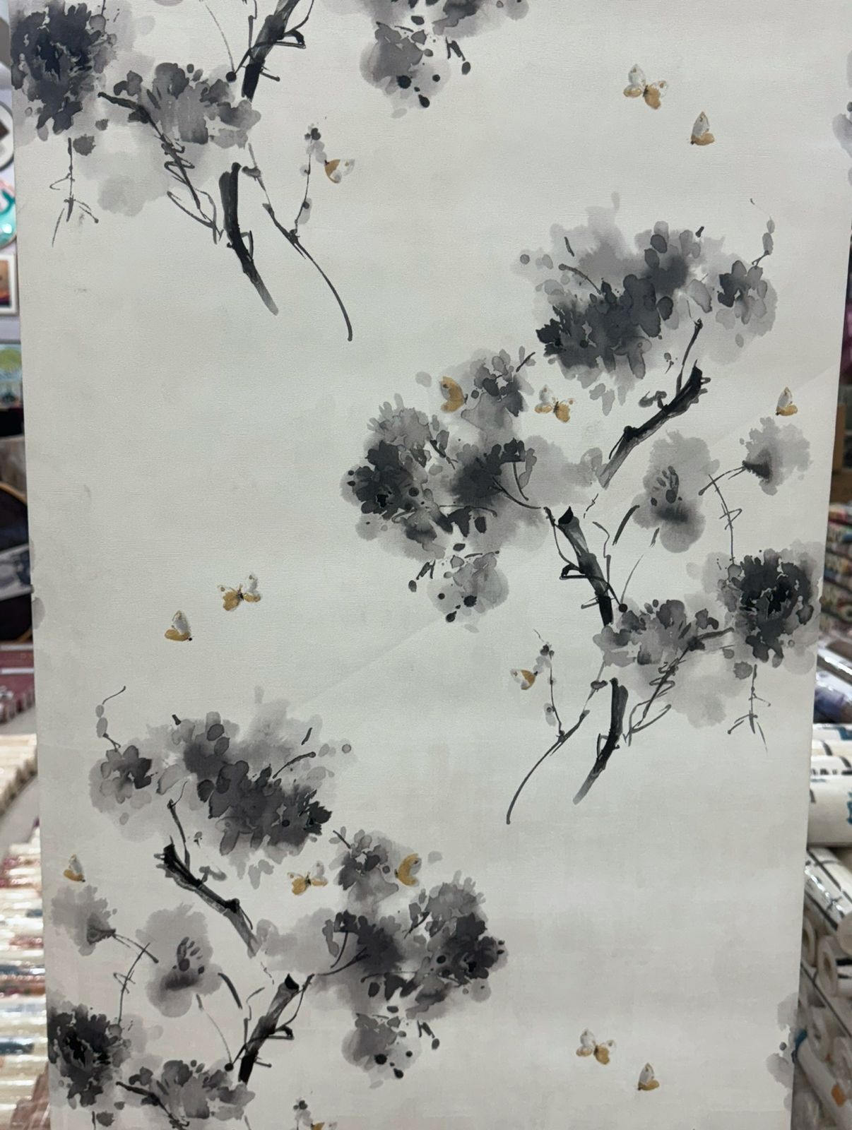 WHITE WITH BLACK TREE